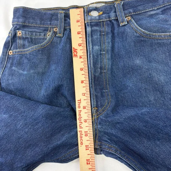 Levi’s 501 Jeans Original Fit W31 L30 Blue Fade Button Fly Y2K - Picture 11 of 13
